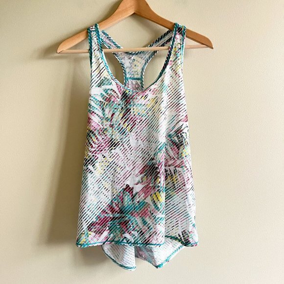 Prana Tilko Breezie Workout Tank Top in Dragonfly Paradise Womens Size S - Picture 2 of 4